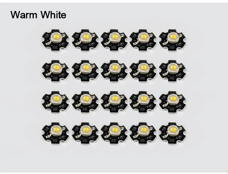 10 шт. 1 Вт 3 Вт светодиодный чип COB диоды SMD теплый белый RGB УФ лампа полного спектра для выращивания растений лампа алюминиевая печатная плата радиатор 3,2 в-3.4 в