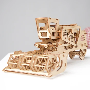 

Ugears Valentine's Day Gift for Wooden Mechanical Harvester for Gift Toy