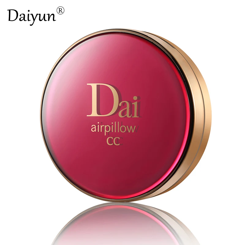 Daiyun Air Cushion CC Крем-корректор для макияжа Увлажняющий тональный крем для макияжа Голый сильно отбеливающий для лица красота Макияж 48+ 40 мл