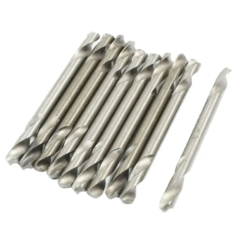 

10 x 3.2 mm Cutting Dia Metal Twist Drill 2 Flute Cutter End