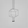 Lampe suspendue noire au design nordique moderne, disponible en 110/220/240V, idéal pour un hall d'escalier ou un hall d'entrée de 3 mètres ► Photo 3/6