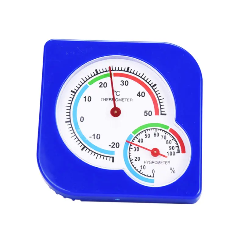 1 шт. 75*13 мм новые Термометры мониторы и гигрометром декоративные часы для Многофункциональный измеритель относительной влажности Измеритель температуры в помещении на открытом воздухе погоды Мокрый Датчик - Цвет: Синий