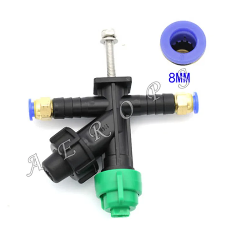 Aerops Agricultural drone Quad high-pressure Sprinklers nozzle with Modified quick release copper head for 6mm/8mm water pipe