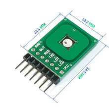 Сенсорный кнопочный модуль с светильник, емкостный сенсорный кнопка на плате, полноцветный модуль, TTP223N-BA6 светодиодный модуль WS2812B TTP223