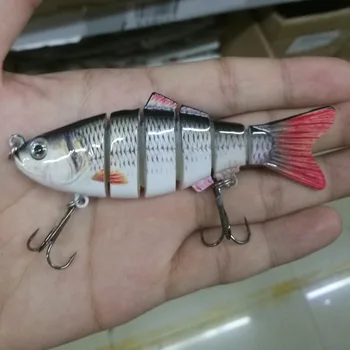 شراءHENGJIA 30 قطعة Jerkbait Swim Bait الطعم الثابت صوتها إغراء الصيد السحر 10 سنتيمتر نابض بالحياة Isca Wobblers