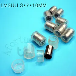 LM3UU 3*7*10 мм Бесплатная доставка подшипник 10 шт./лот LM3UU 3 мм Линейный Подшипник Втулка 3*7*10 мм для 3d принтер части