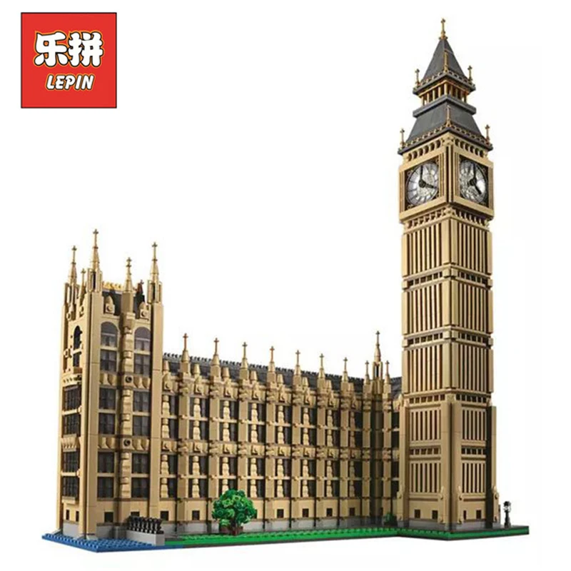 

Lepin Set 17005 4163pcs City Street Figure Big Ben Model Building Kits Blocks Bricks Kid Educational Toy Compatible Legoed 10253