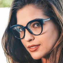 Женские дизайнерские прозрачные очки в оправе, стильные женские сексуальные очки кошачий глаз, женские очки, брендовые круглые поддельные очки