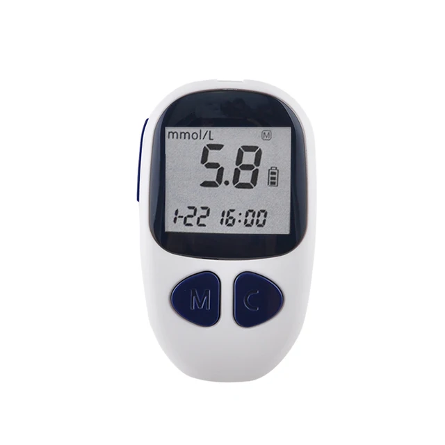 CE Electronic Digital Handheld Blood Glucose Monitor Diabetes Test