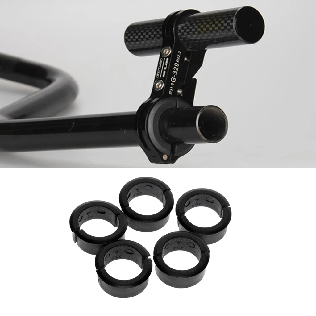 

Durable 10 Pairs Plastic Bike Bicycle Handlebar Spacer Washer Extender Conversion Cycling Accessories - Two Size