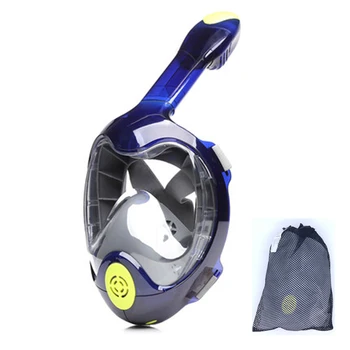 

Full Face Snorkel Mask HD 180 Panoramic View Antifog Diving Snorkel Mask Underwater Scuba Diving Mask Adult Swimming Equipment