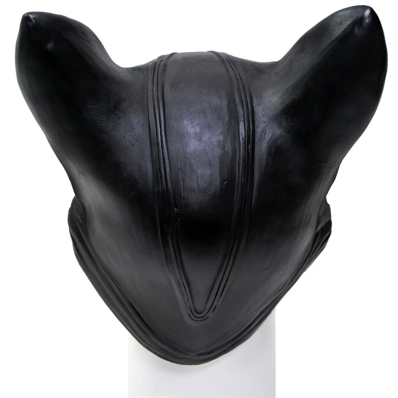 Маска для косплея из аниме «Женщина-кошка», «Бэтмен», «Селина Кайл», латексная маска, шлем для взрослых, Необычные Бальные реквизиты, маска для косплея, аксессуары