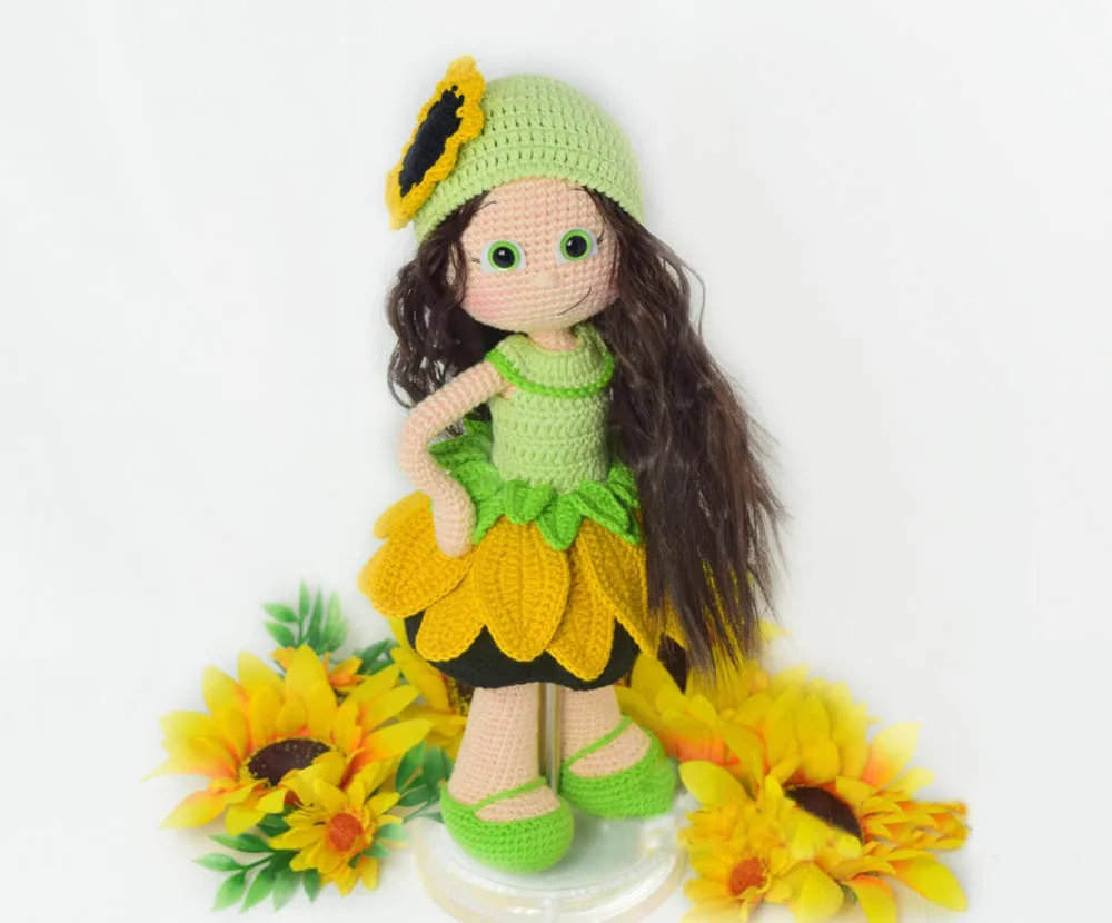 crochet toys amigurumi doll girl number WS0032