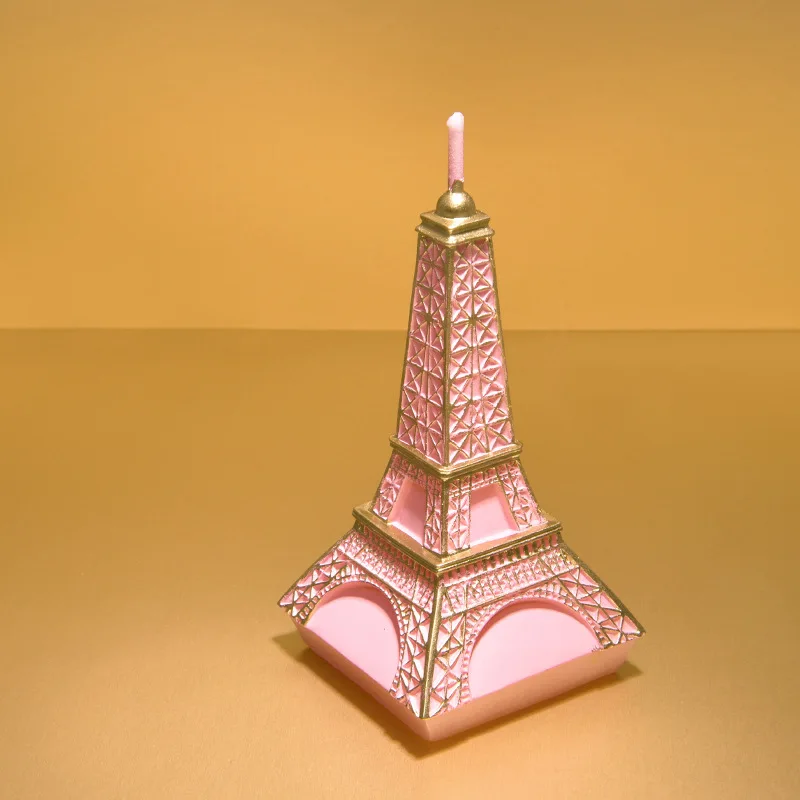 Effiel Свеча-башня розовые свечи украшения для свадьбы и дня рождения вечерние домашний Декор подарок на день Святого Валентина креативный романтический