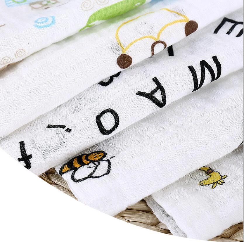 Newborn Baby Cotton Blankets comfortable Swaddles Wrap Gauze Bath Towels more 50 styles