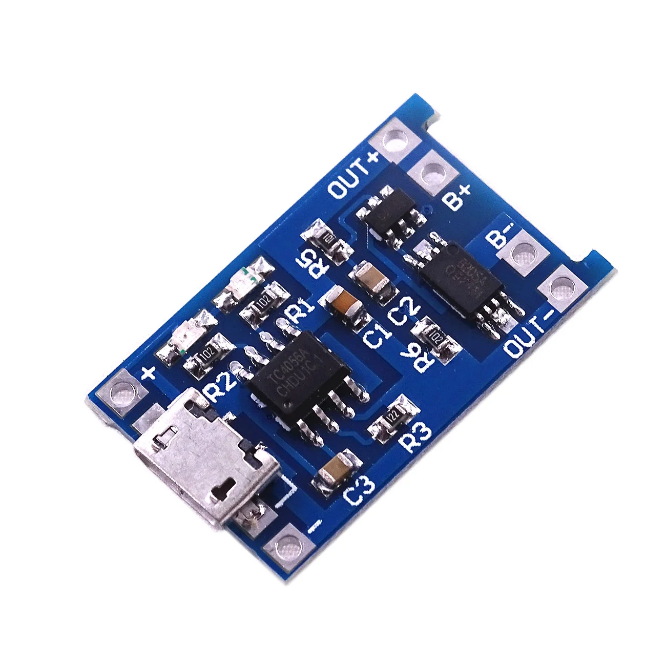 Зарядная плата TP4056 18650 1 шт. 5 В А Micro USB type c литиевая батарея модуль зарядного