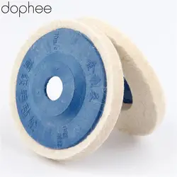 Dophee 100 мм шерсть полировки шлифовальные круглые насадки колодки угловая шлифовальная машина колеса Войлок Полировка диск для металла