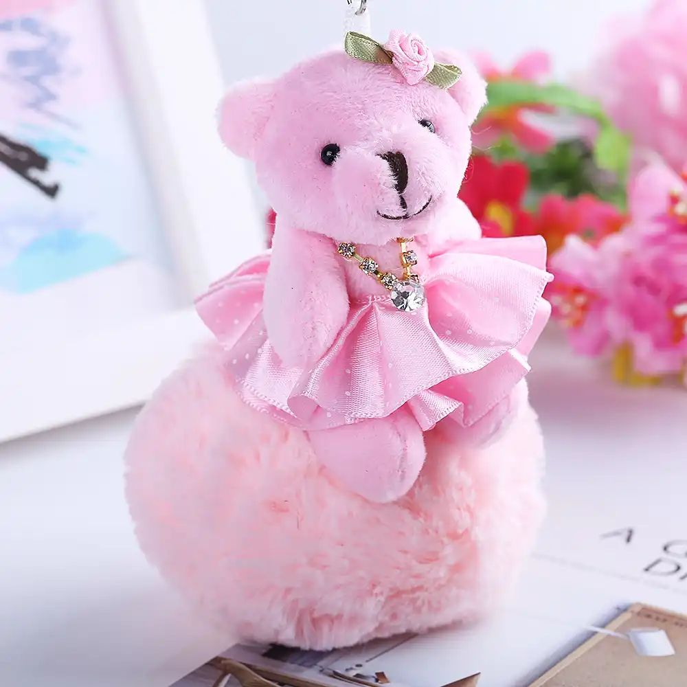 cute teddy bear keychain