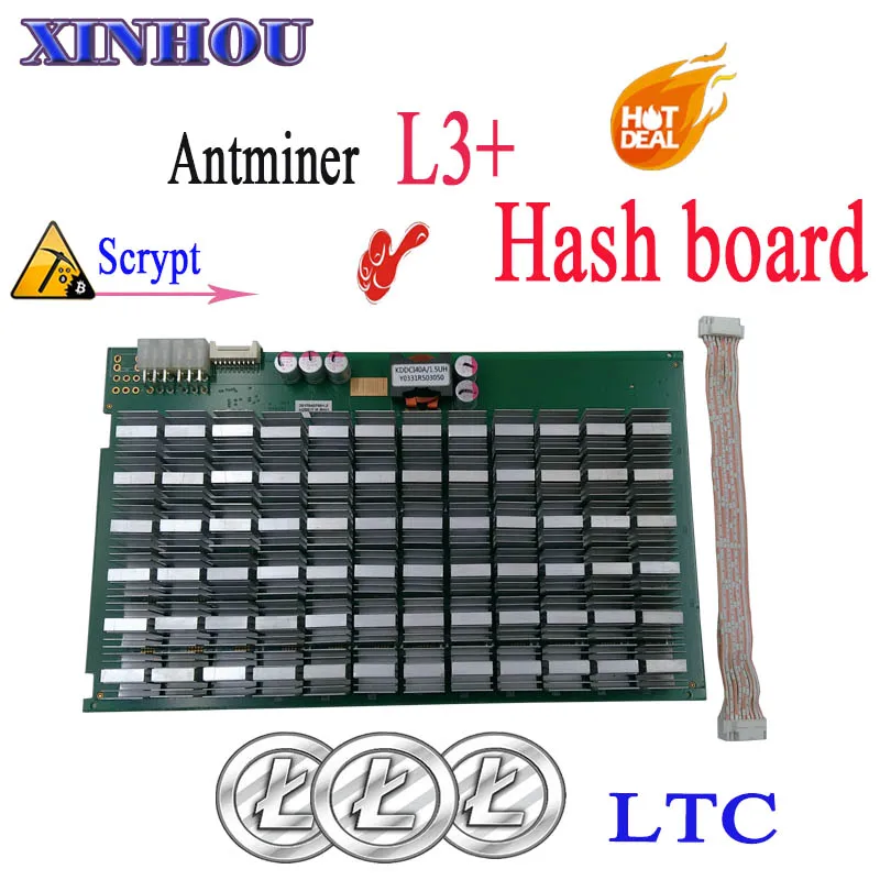 Litecoin LTC шахтер BITMAIN Antminer L3 + хэш доска Scrypt ASIC для его заменю один хэш доска из L3 +