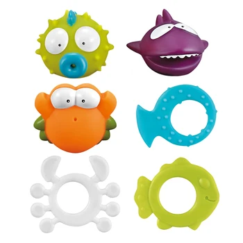 

Children Early Educational Toys 8pcs Baby Water Toys Fun Fishing Swimming Pool Bath Toys For Kids Gift