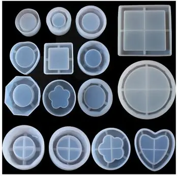 

Silicone Mold mirror ashtray mold crystal drop glue crystal epoxy resin cement concrete hand dried flower container making mold