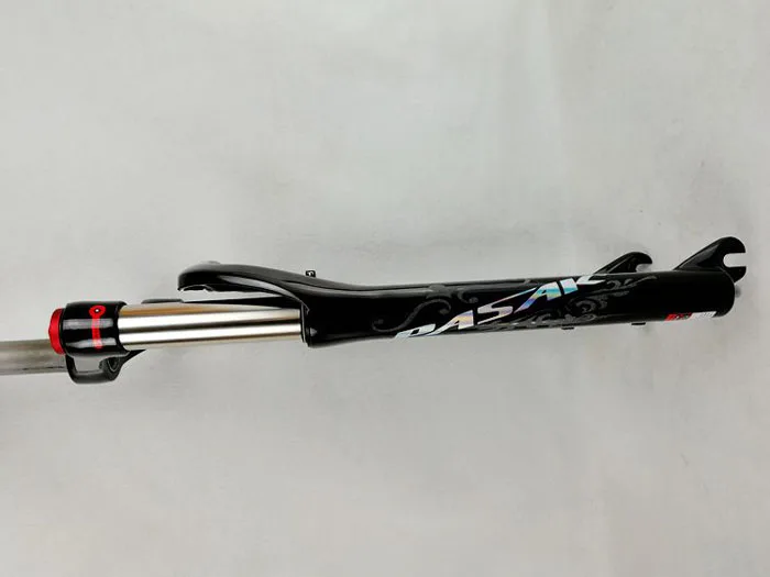 Зимняя Велосипедная вилка MTB Moutain, 26 дюймов, Велосипедная вилка с воздушным газом, запорная подвеска, вилки из магниевого алюминиевого сплава для 4," шин 135 мм