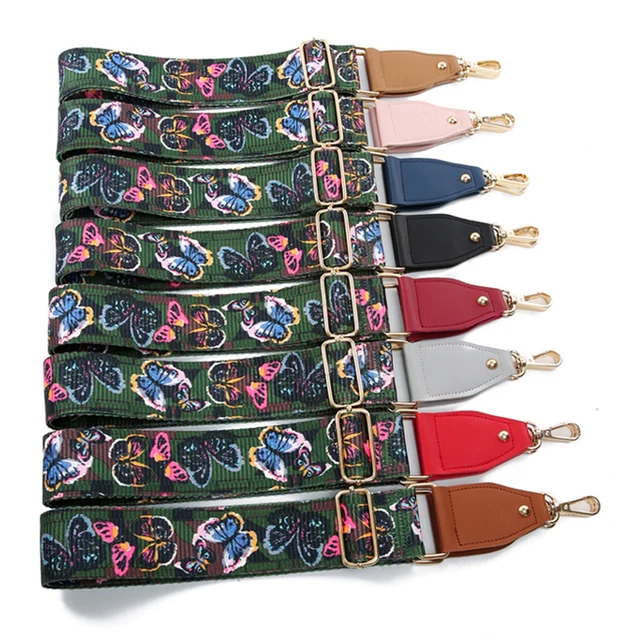 (4 Metal Colors) DIY 140cm Adjustable Wide Leather Bag Strap Replacement Shoulder Straps for ...