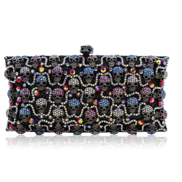 New Arrival Women birthday present Evening Bags Luxury Crystal Clutch Ladies Wedding Bag With Chain Party Purse And Handbags | Багаж и