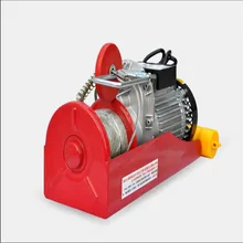 Мини Электрический трос лебедки строп мини Электрический трос подъемная лебедка PA600