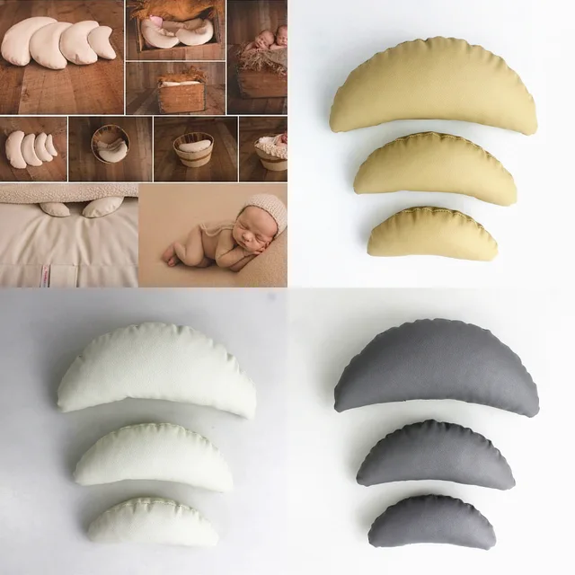 3pcs newborn posing pillows baby crescent photography pillow baby sleeping cushion studio photo props photography accessories 3pcs newborn posing pillows baby crescent photography pillow baby sleeping cushion studio photo props photography accessories