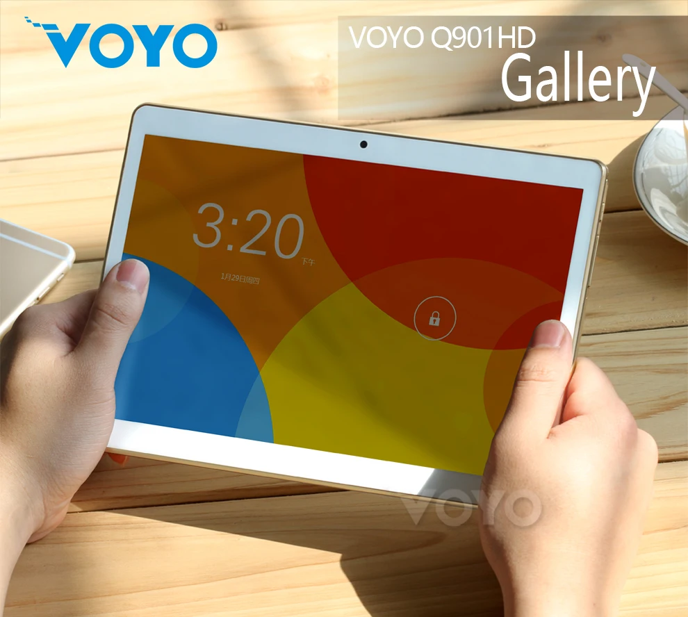  9.6"VOYO Q901HD Android 5.1 lolipop 3G call tablet PC Big Screen Quad Core 1GB RAM 16GB ROM MT6580 Tablet PC 1280*800 Resolution 