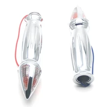 7/" 22 мм ЧПУ Руль управления для мотоциклов Штыри с указатели поворота для мотоциклов крейсер Чоппер кафе гонщик Touring Байк