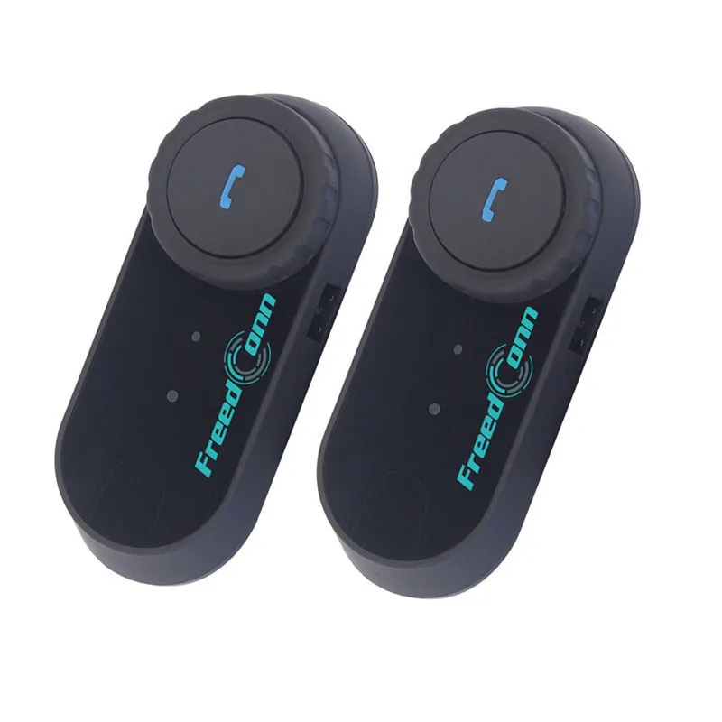 2 шт. FreedConn оригинальный FM Интерком 100 м Bluetooth мотоциклетный шлем T COM OS Interphone