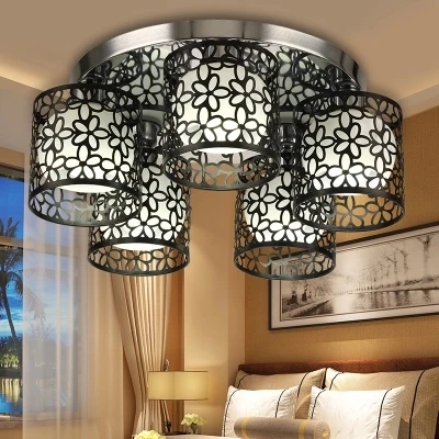 

Modern Hollow Metal Petal Shades Led Chandelier Minimalism Chandelier Lighting Indoor Ceiling Fixtures Indoor Lighting