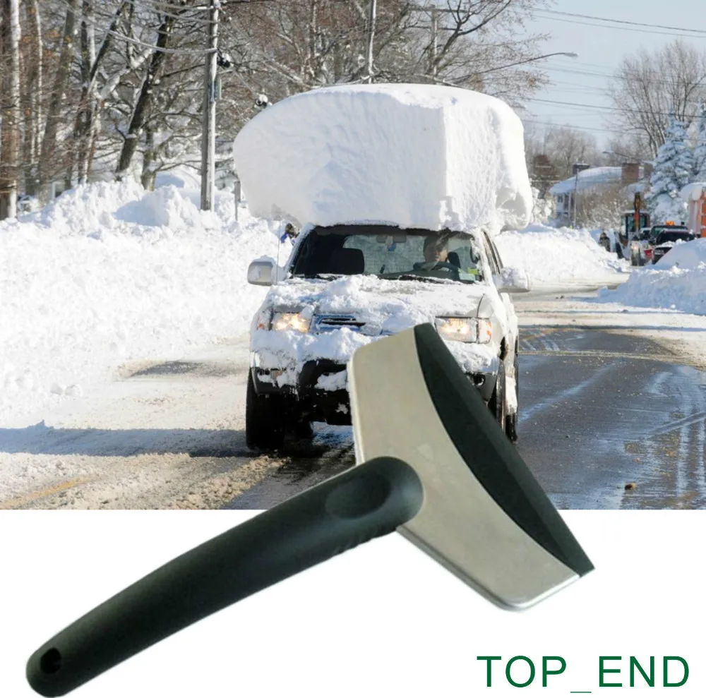 Портативный мини-размер скребок для льда, без отверстия на ручке, лопата для льда/снега, чистый быстрый и чистый, рекомендуемый инструмент для зимы