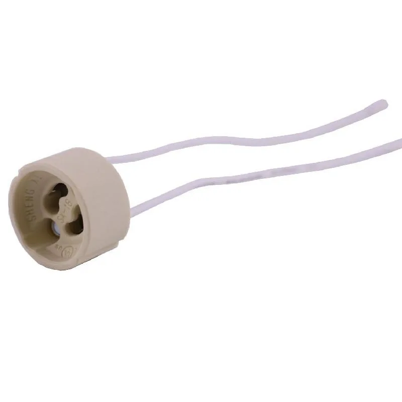 GU10 Base Socket Wire Connector Lamp Holder Ceramic GU 10