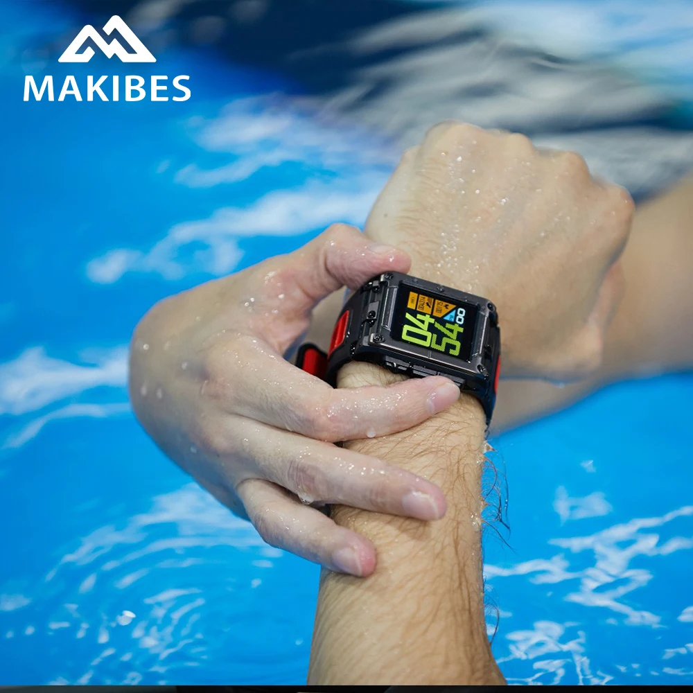 В наличии Makibes G08 GPS часы компас Bluetooth умные IP68 Водонепроницаемые с пульсом мужские