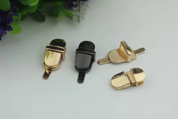 

10pcs/lot DIY bag latch / hardware lock duck tongue lock metal twist lock switch Insert lock buckle small