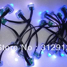 DC5V 50 узлов TLS3001 пиксель света; IP68 Номинальная; 4096 Серая шкала; красный-зеленый-синий провод; заполнение эпоксидной смолой