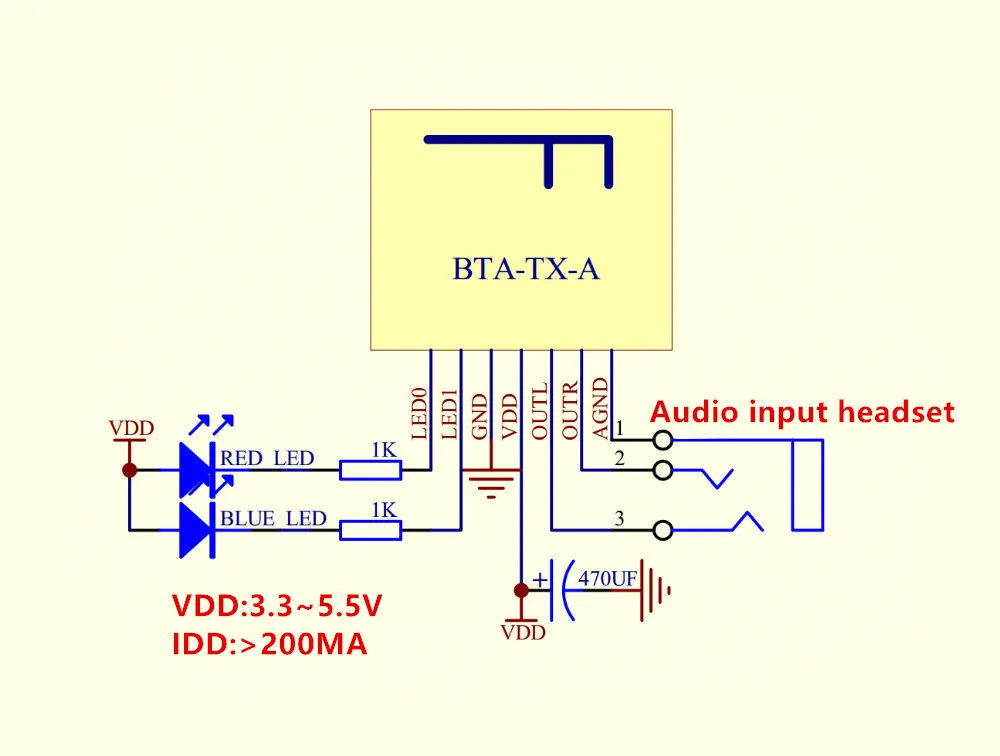 2 шт./лот DIY Bluetooth беспроводной аудио модуль передачи