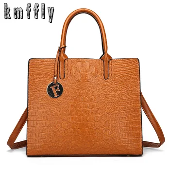 

2018 Alligator Leather Handbags Big Women Bag High Quality Casual Female Bags Trunk Tote Brand Shoulder Bag Ladies Large Bolsos