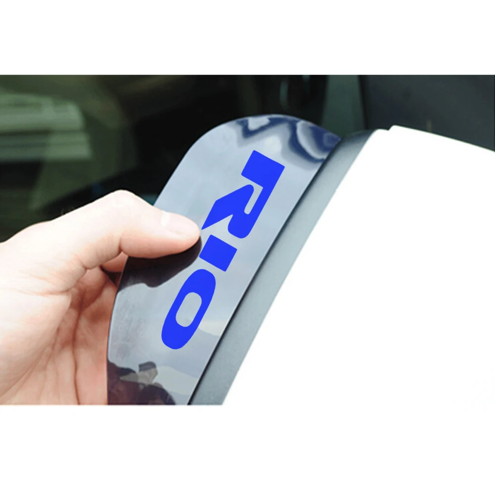 For KIA RIO Auto Rearview Mirror Shade Rainproof Car Back Mirror Eyebrow Rain Sticker cover Sun Visor Car Styling