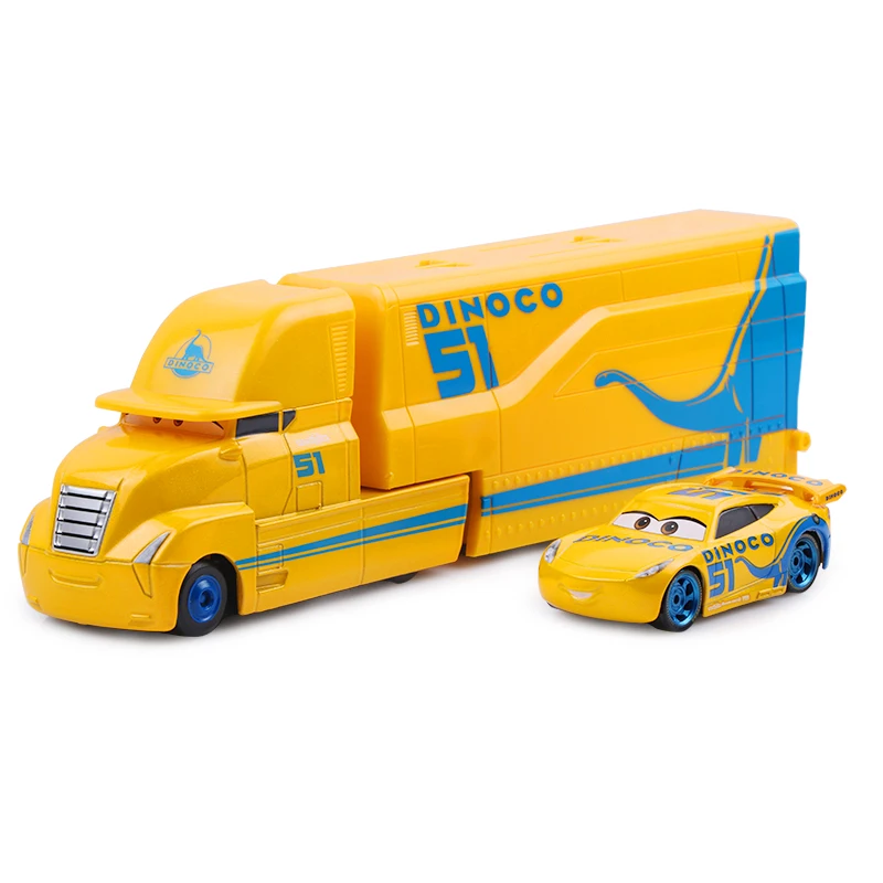 Disney Pixar Cars 2 3 Toys Lightning McQueen Jackson Storm Mack Uncle Truck 1:55 Diecast Model Car For Children Christmas Gifts