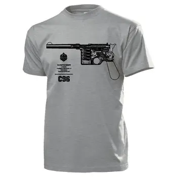 

2019 New Cotton Tee Shirt C96 Pistole Deutsches Kaiserreich Waffe Automatik Infanterie Wk - T Shirt #15476 Summer T-shirt