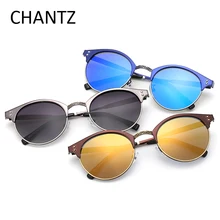 Redondo de la manera de Las Mujeres Gafas de Sol Polarizadas 2017 de La Vendimia de Conducción gafas de Sol para Los Hombres gafas de Espejo Shades UV400 Gafas De Sol Mujer Hombre