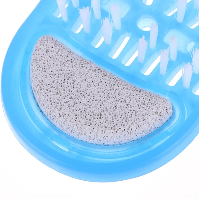 Plastic Bath Shower Feet Massage Slippers Bath Shoes Brush Pumice Stone Foot Scrubber Spa Shower Remove Dead Skin Foot Care Tool 4