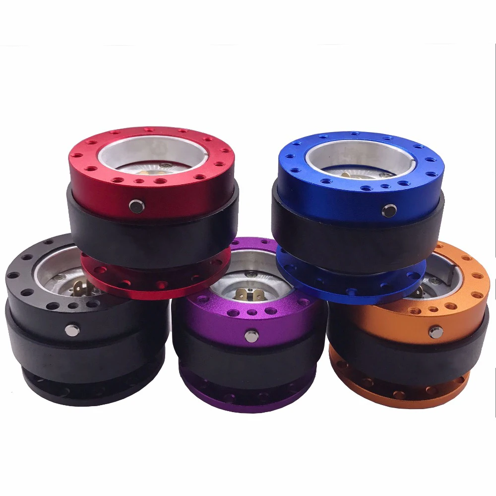 

TOMEFON Universal Car Steering Wheel Quick Release Adapter Snap Off Boss Kit Racing Steering Wheel Aluminum