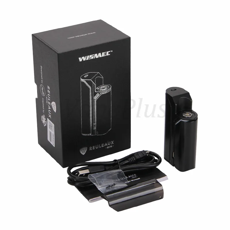 Оригинальный комплект Wismec Reuleaux RX75 обновляемая прошивка RX75W TC Mod Fit Amor Mini Atomizer в