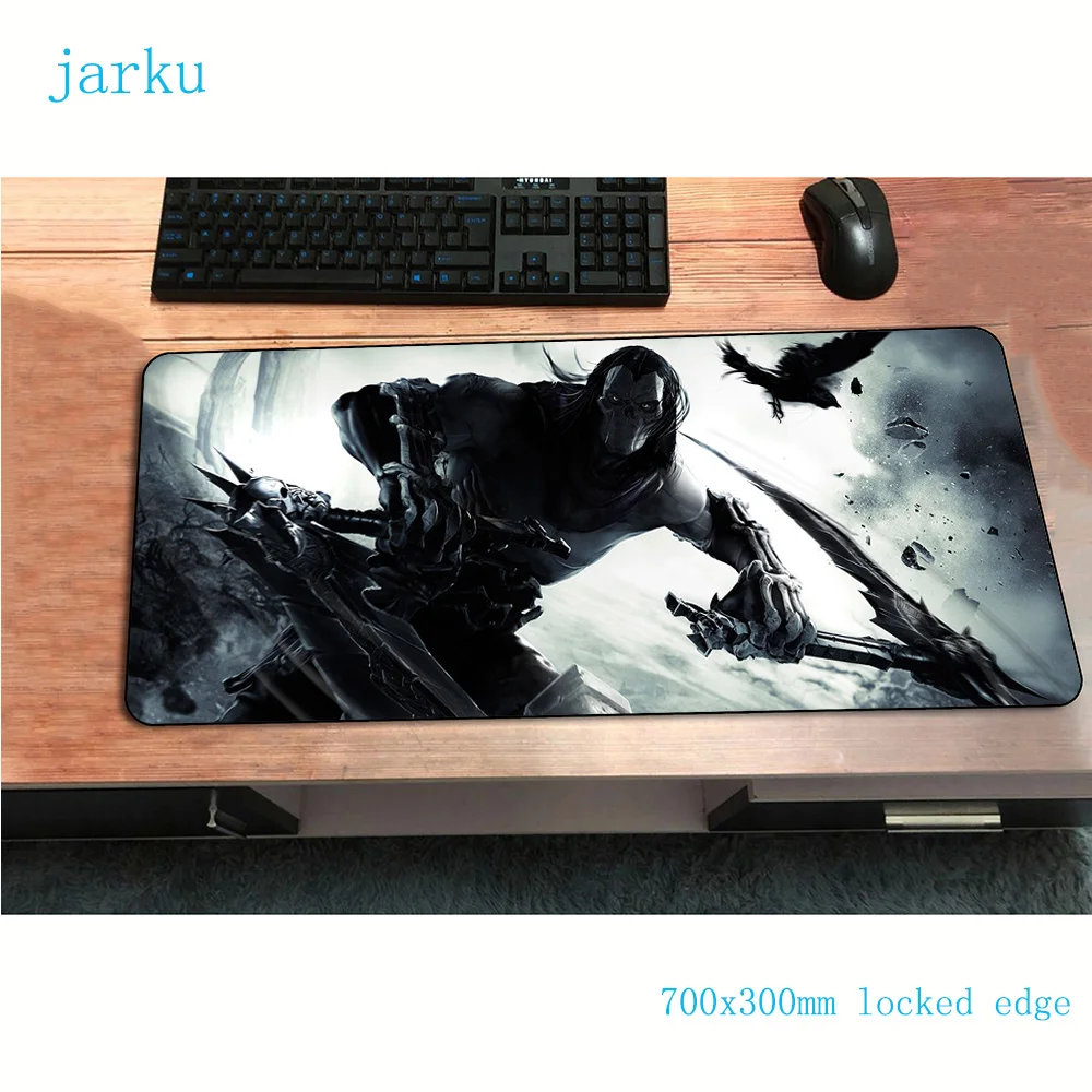 

darksiders mouse pad 700x300x2mm gaming mousepad anime HD print office notbook desk mat High quality padmouse games gamer mats
