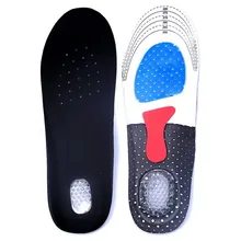 1 пара гелевые ортопедические стельки для поддержки стопы, спортивные стельки для обуви, гелевые стельки для бега, вставные подушечки для обуви для мужчин или женщин L0117